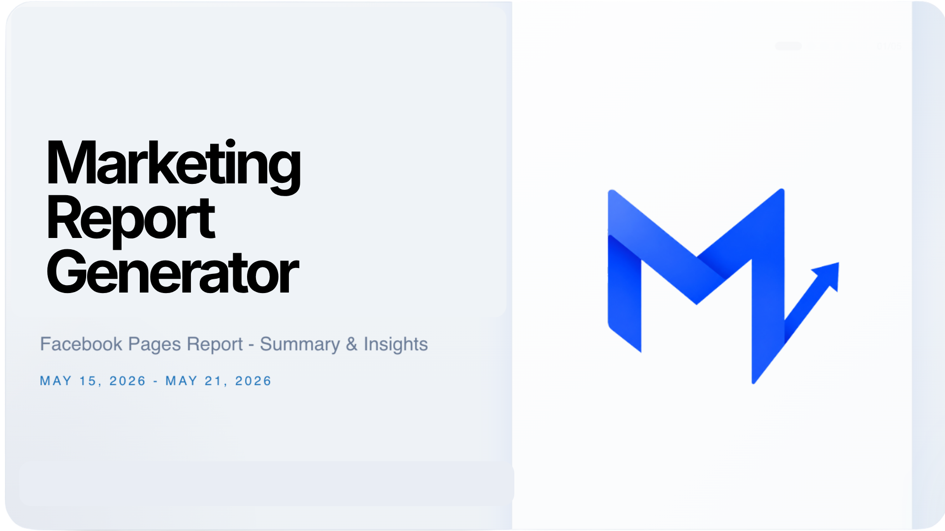 Overview of the report templates available in Measurable
