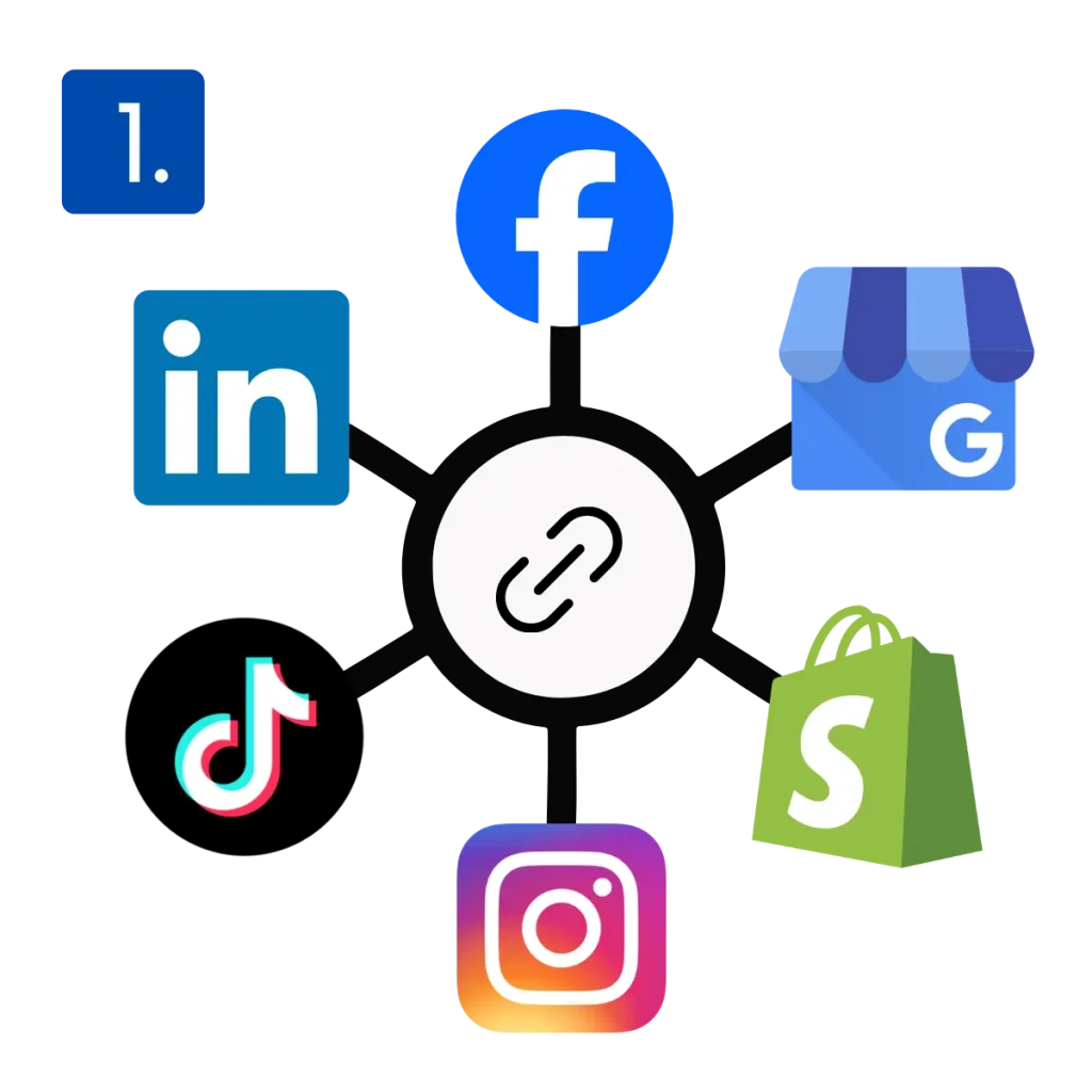 Connecting a social media account inside Measurable